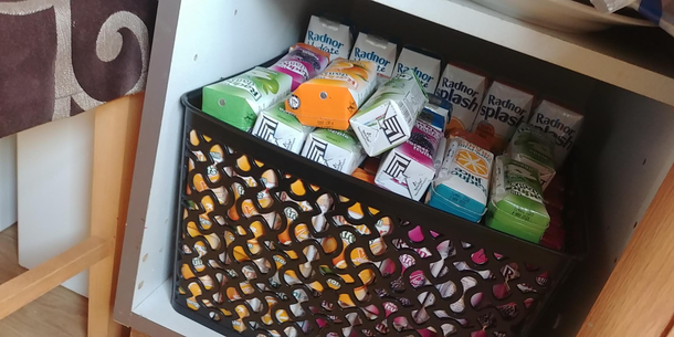 How much juice do you want My dad Yes