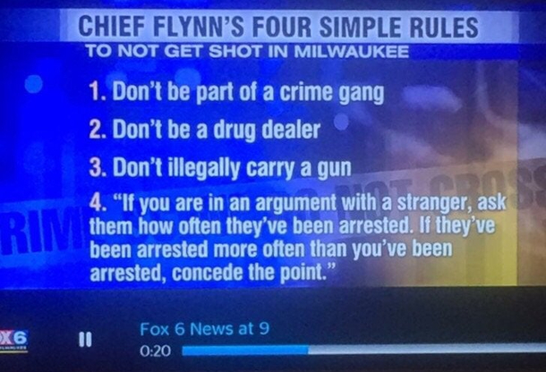 How not to get shot