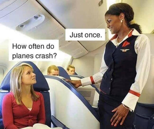 How often do planes crash