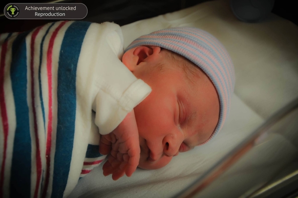 How one of my friends announced the birth of his baby boy