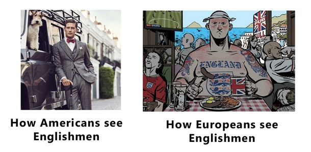 How people with an British accent are seen by Americans and Europeans 