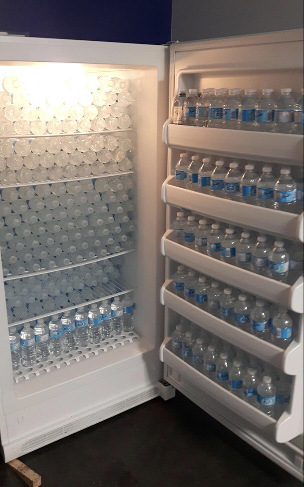 How Ronaldos fridge looks like