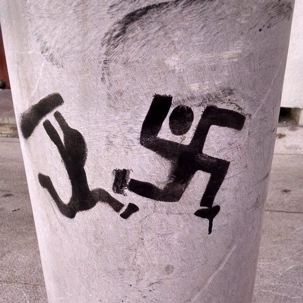How they deal with swastikas in Granada Spain