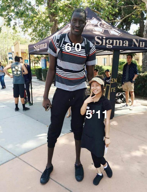 How tinder girls see height 