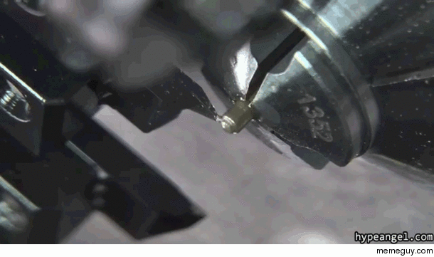 How tiny watch screws are made