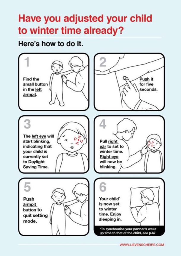 How to adjust your child to winter time