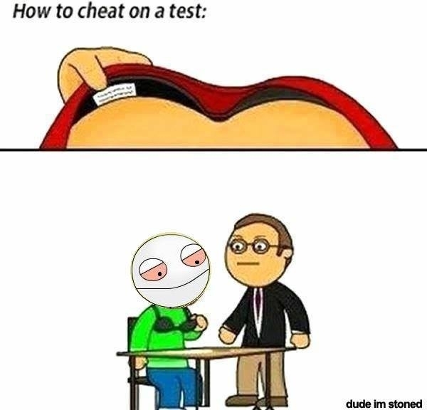 How to Cheat on a Test