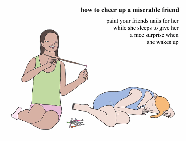 How to cheer up a miserable friend