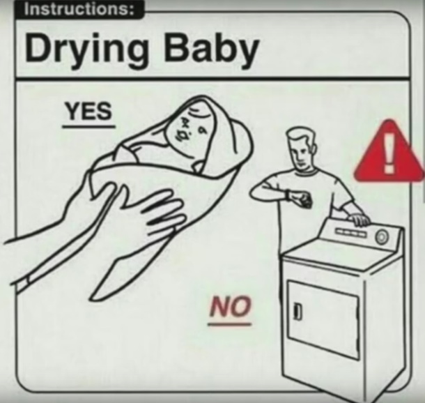 How to Dry baby