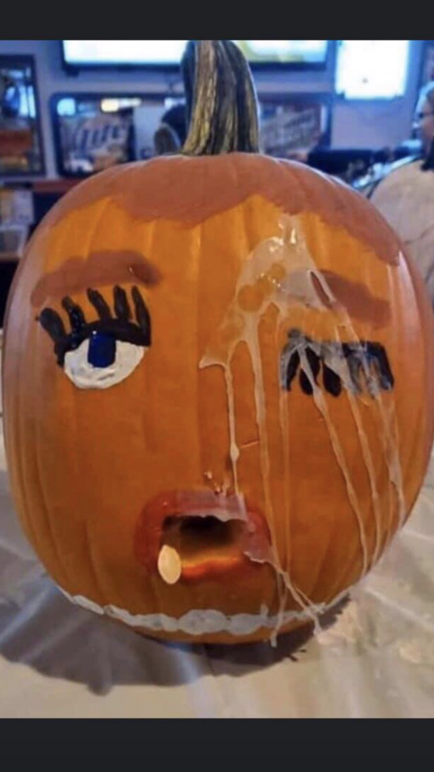 How to get disqualified from the pumpkin decorating contest