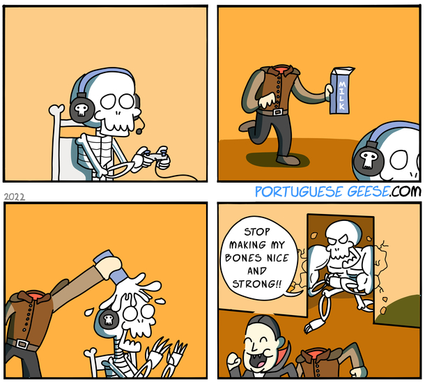 How to get revenge on your Skeleton friend