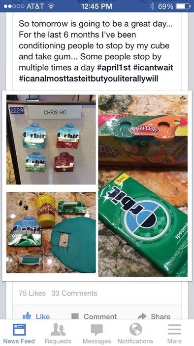 How to get your coworkers to eat play dough spend  months of your life dedicated to a long con