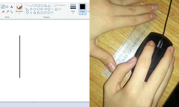 how to make a perfect line