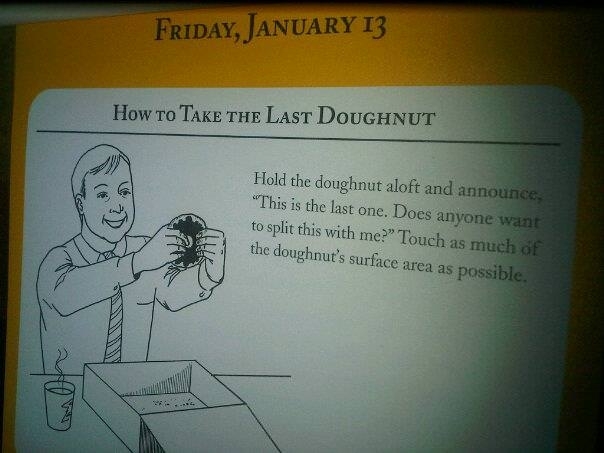 How to take the last donut