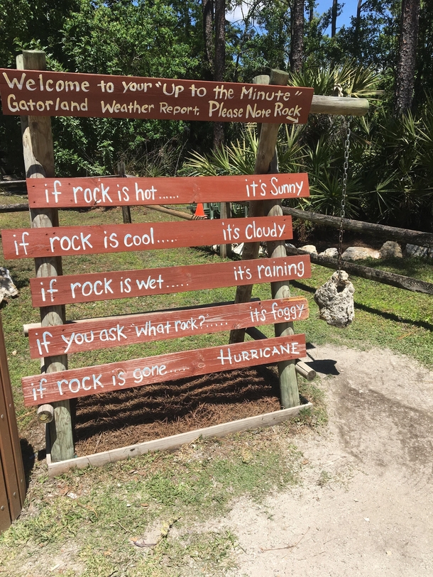 How to tell the weather with a rock