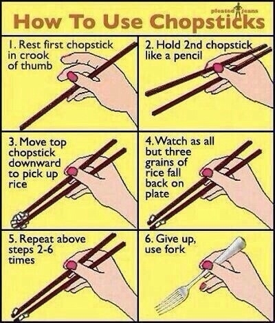 How to use chopsticks