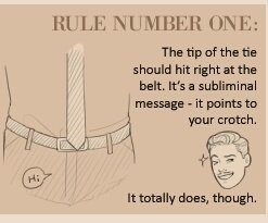 How to wear a tie