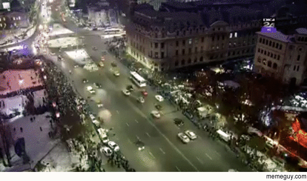How we protest in Romania