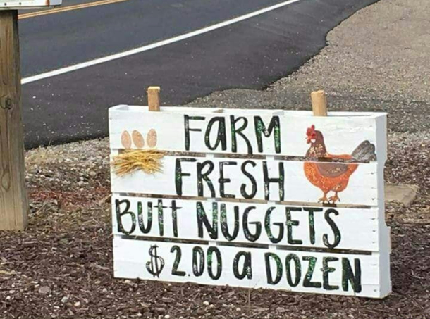 How would you like your butt nuggets Scrambled