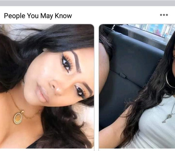Howd she get her forehead in someone elses profile pic