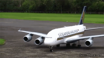 Huge airplane
