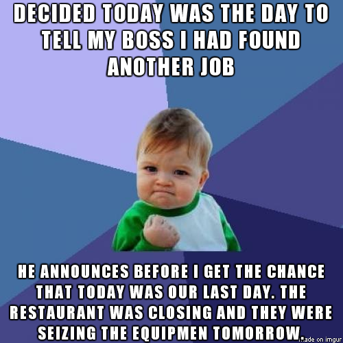Huge weight lifted off when this happened