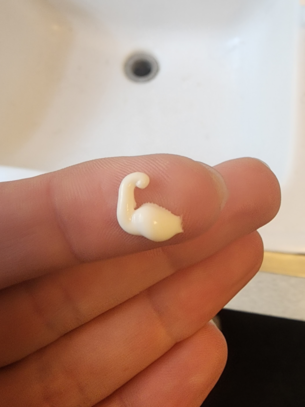 Huhguess I grabbed the extra strength moisturizer by mistake