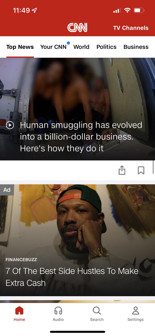 Human smuggling side hustle