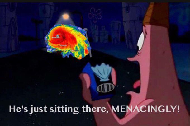 Hurricane Dorian right now