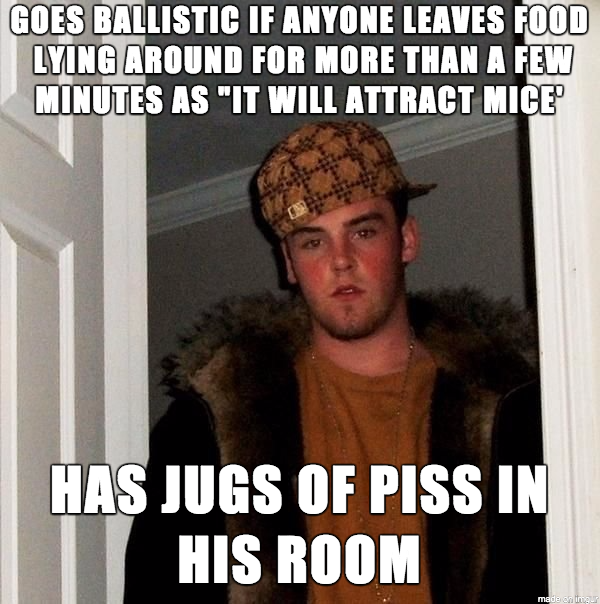 Hypocritical Roomate