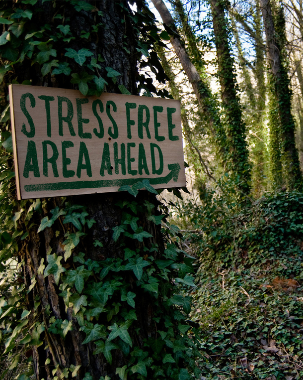 I agree with the intent of the sign but theres gotta be bugs and stuff back there