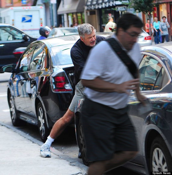 I almost caught Alec Baldwin attacking another photographer