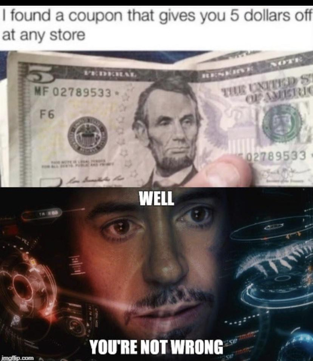 I also have a  dollar coupon