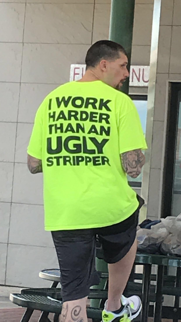 I also stumbled across a hardworking guy at Sonic