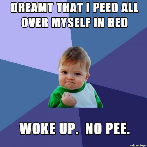I also worry that you die IRL when you die in a dream