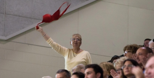 I always liked it when Grandma came to my hockey games