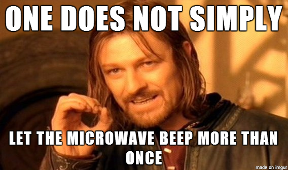 I always wait next to my microwave during the last  seconds so I can open it right away
