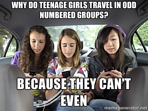 I always wondered this about teenage girls