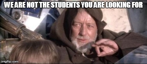 I am a high school principal and some kid caught ditching pulled this one out on me today