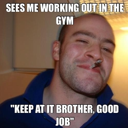 I am an overweight guy and was at the gym when GGG appeared