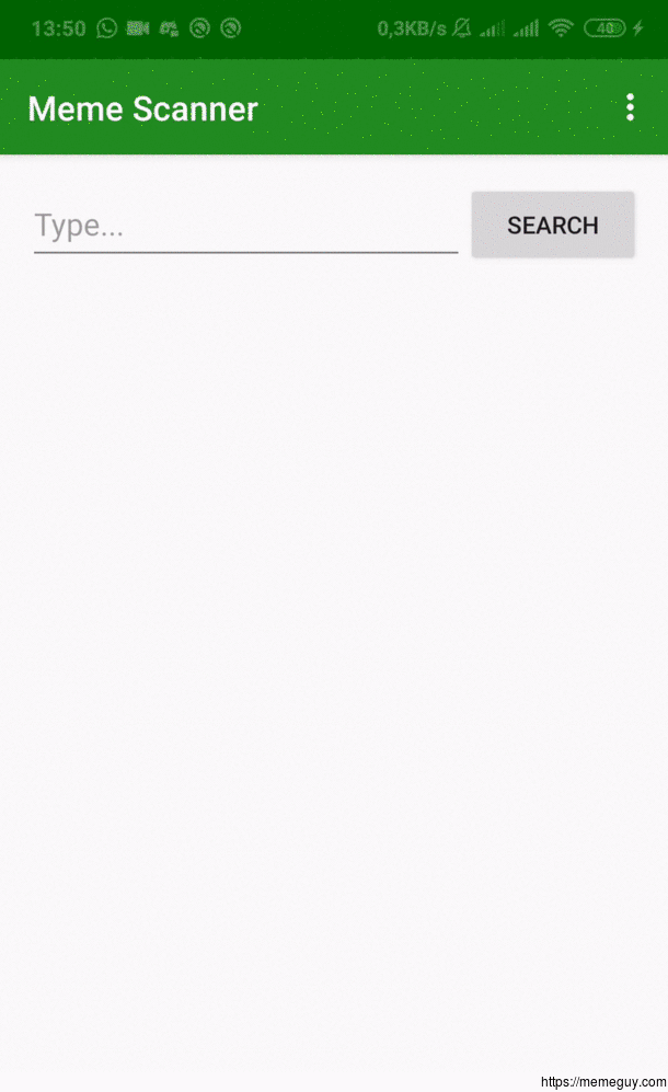 I am developing an app that lets you search your gallery for text inside of images to find Memes MemeScanner