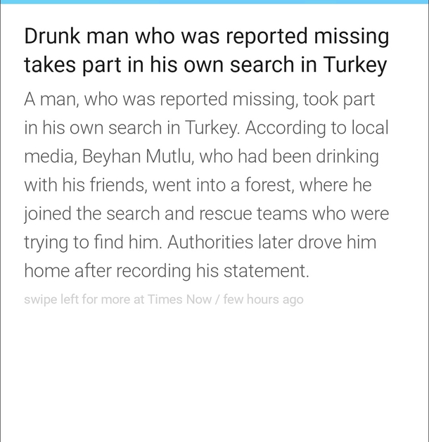 I am missing