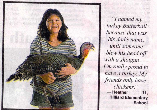 I am thankful no one blew my turkeys head off with a shotgun