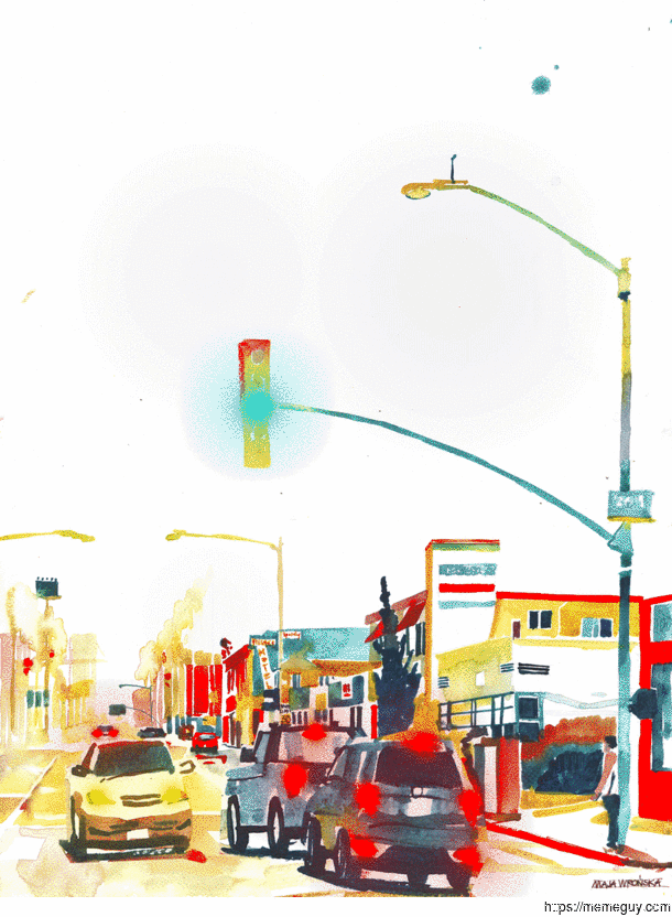 I animated my Santa Monica watercolor