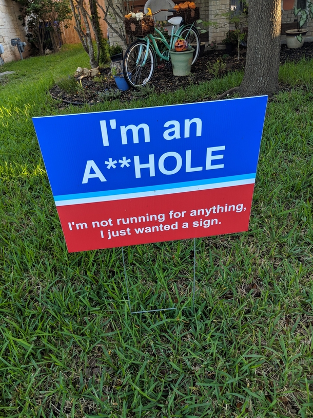 I appreciate this humor