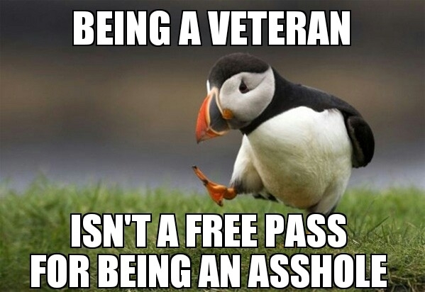 I appreciate your service but really