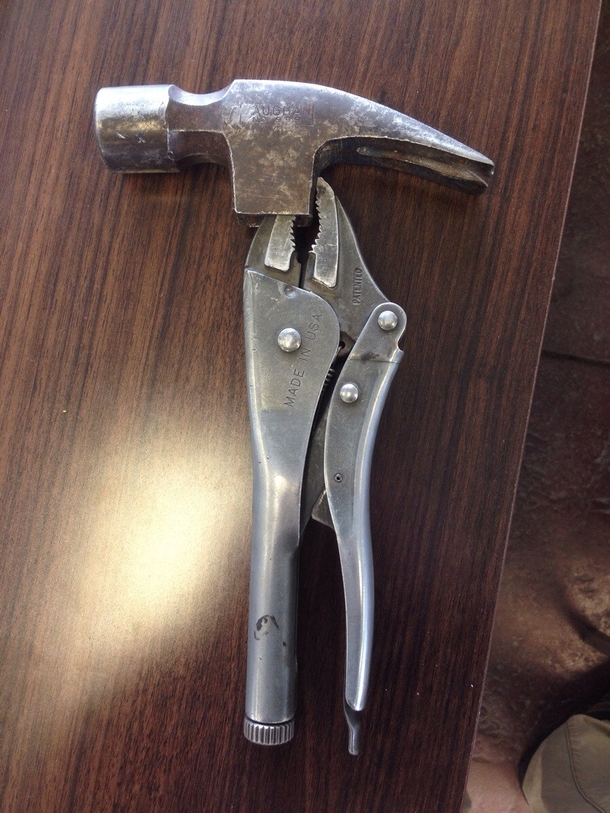 I asked for a hammer at work today