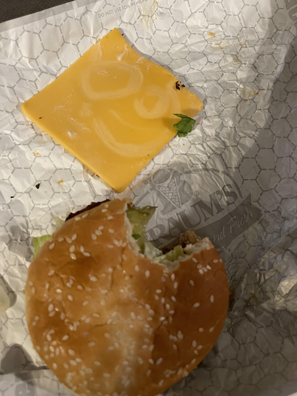 I asked for no cheese Now Im just being mocked