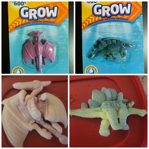I assumed theyd grow  because they were absorbing water but apparently it gained that mass in nightmares