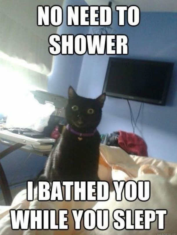 I bathed u while u slept